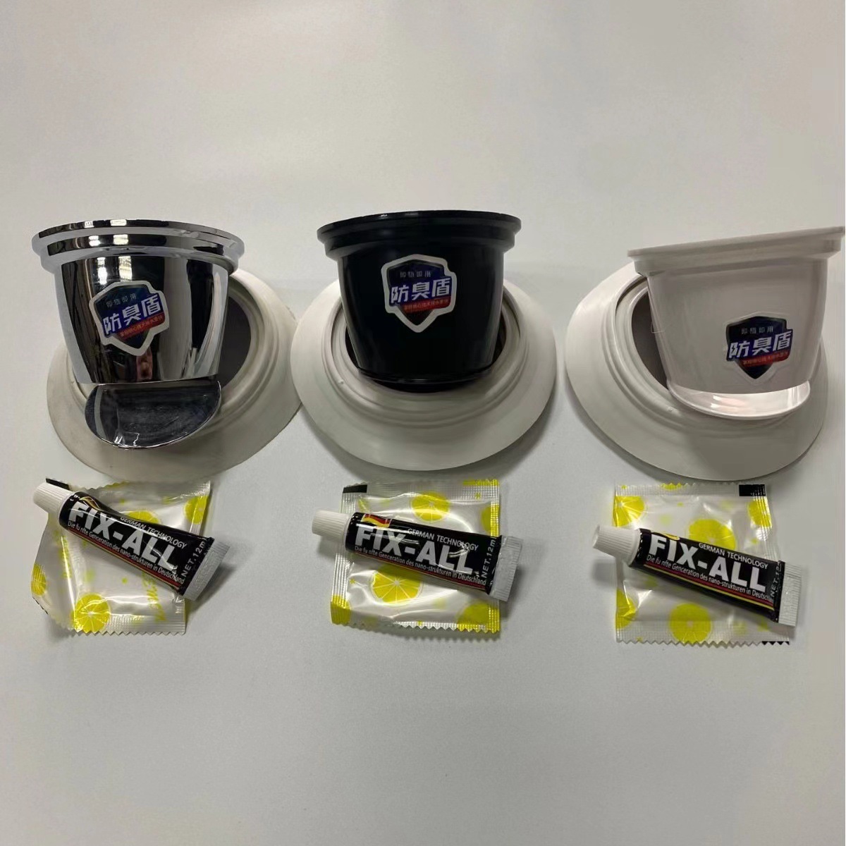 Bathroom squat toilet odor prevention and clogging device, toilet hole blocking and odor reverse device, toilet hole blocking and deodorizing toilet lid full figure