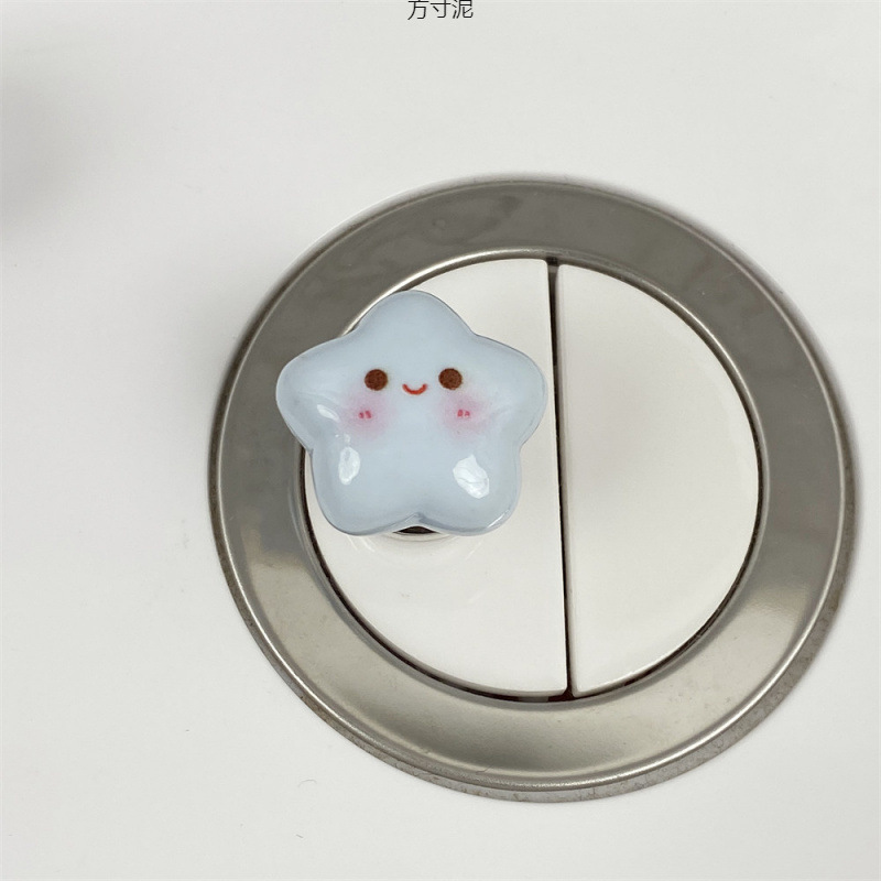 Bucket press, long nail button, special for nail art, universal bathroom flush switch auxiliary factory, cross-border wholesale Item Picture