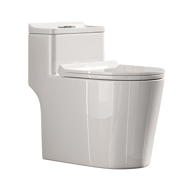 Toilet, household sitting toilet, siphonic large pipe, anti-odor and anti-splash large pipe project, ceramic seat toilet Item Picture