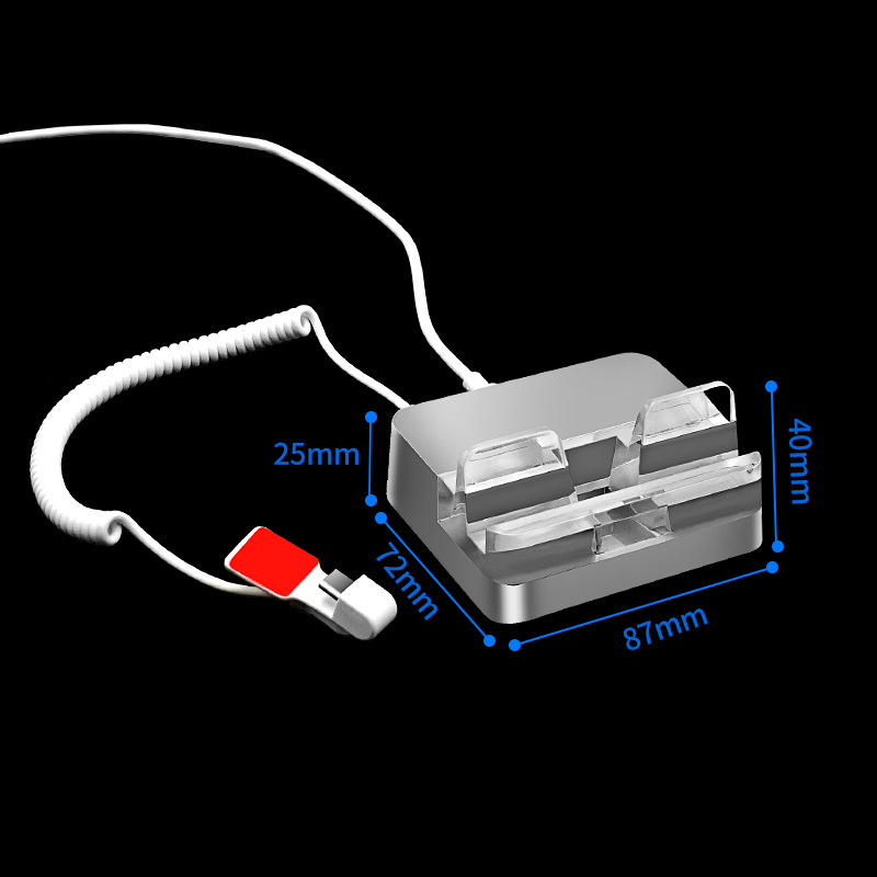 The anti-theft alarm for mobile phones, tablets and computers is suitable for Huawei 3.5 display stand chain ipad and Apple tablet Specification drawing