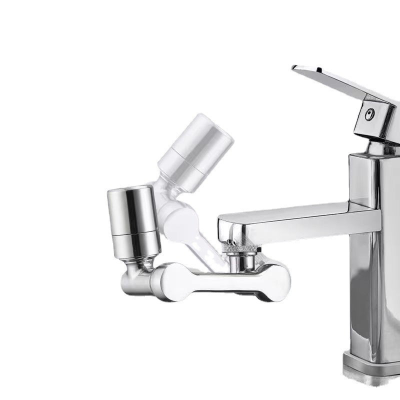 Mechanical arm 1080 degree universal faucet rotation water outlet foaming device extension water nozzle joint anti-splash rocker arm details Picture