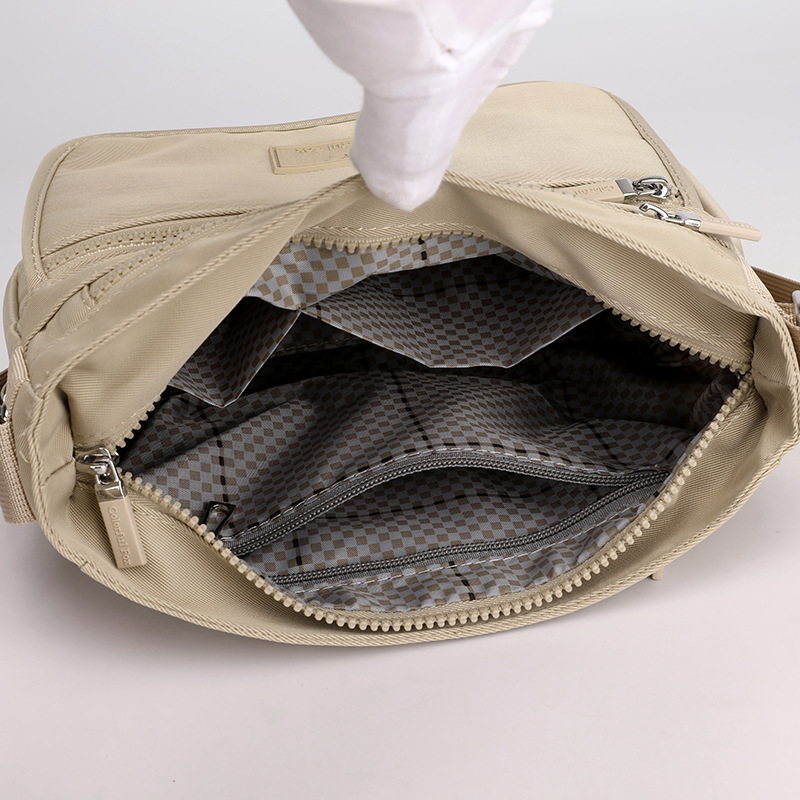 New trendy single-shoulder bag, waterproof nylon bag, multi-layer crossbody bag, Korean-style versatile backpack for foreign trade women in 2025 Application Scenario