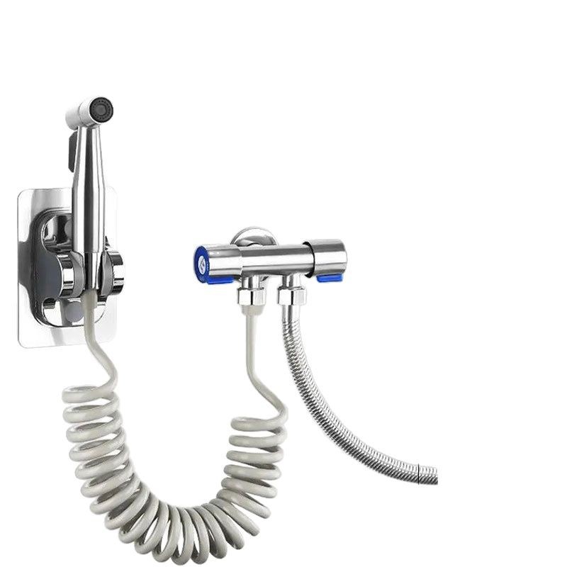 Stainless steel toilet spray gun, toilet companion set, faucet flushing device, nozzle, toilet and bathroom water gun pressurization Item Picture