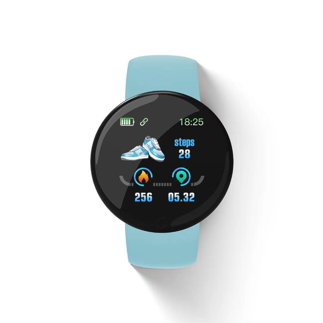 D18S Macaron smartwatch Bracelet Cross-border new model, step count, heart rate, sleep monitoring information push Specification drawing