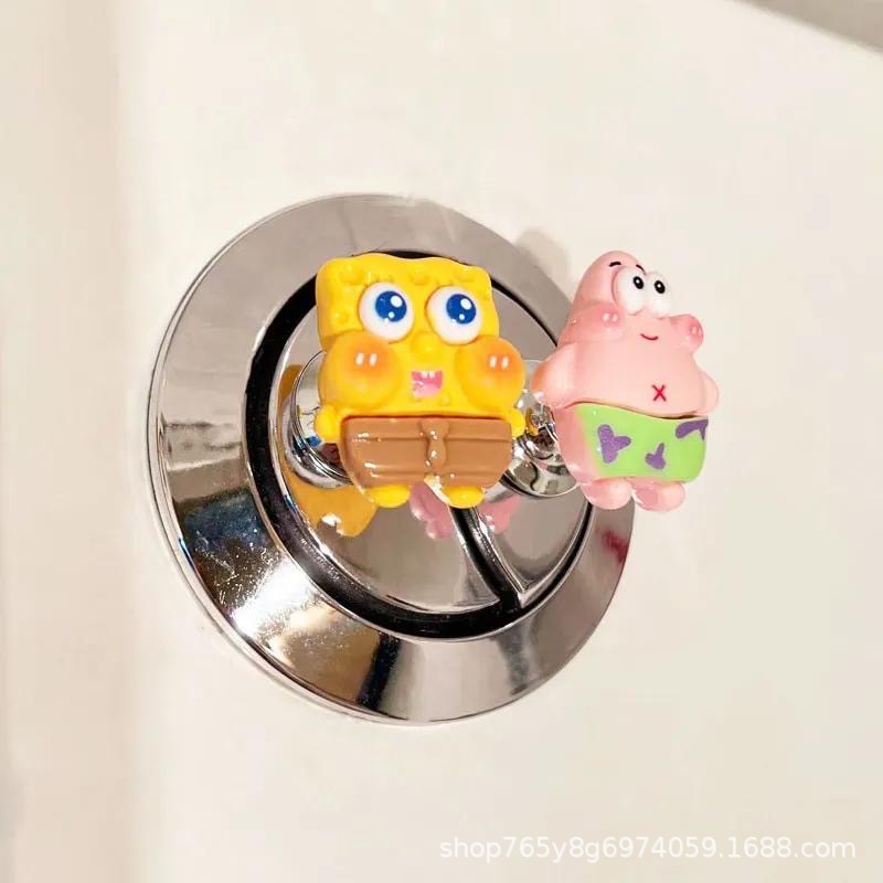 Pai Daxing toilet Press, a universal creative bathroom flush switch assistant for long nail art Application Scenario