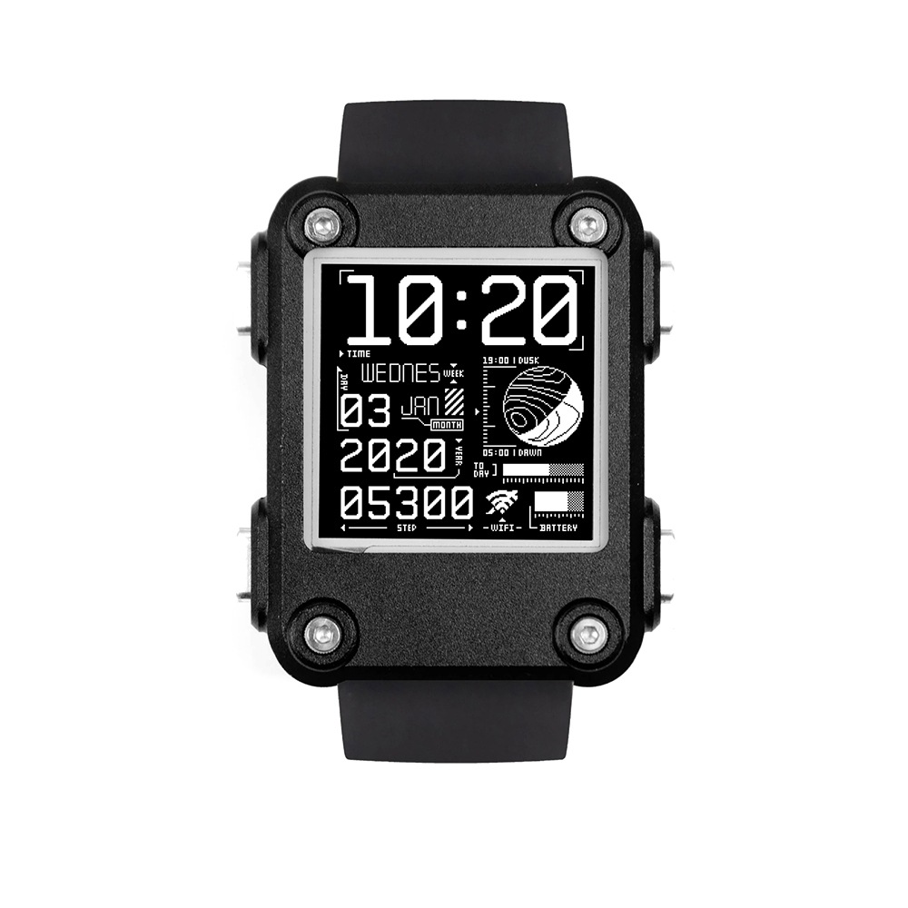Watch 2.0PLUS ESP32 programmable open-source electronic watch smart wearable bracelet e-ink screen open source