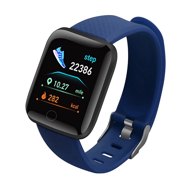 116plus smartwatch Heart rate and blood Pressure Bluetooth Exercise step Count Information Reminder D13 bracelet Factory direct sales Specification drawing