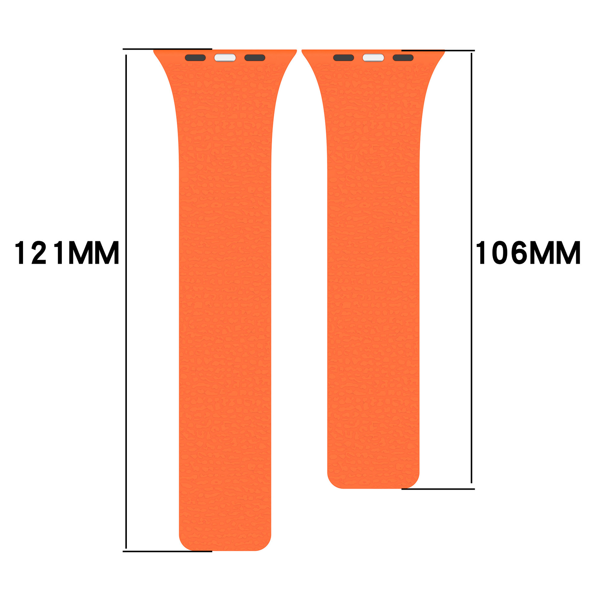 Suitable for Huawei gt5, Xiaomi s4, Apple iwatch9, litchi pattern silicone soft magnetic ultra watch strap s10 Item Picture
