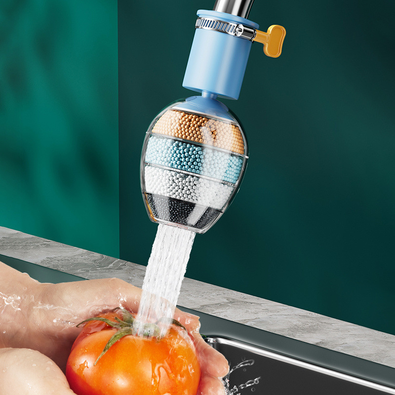 Faucet filter, household tap water purification, kitchen anti-splash filter head and mouth water purifier factory wholesale one piece details Picture