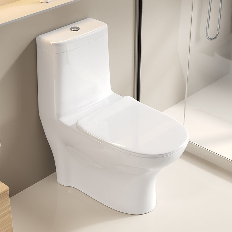 Household flush toilet, large-diameter bathroom toilet seat, siphonic anti-odor toilet, small-sized ordinary ceramic toilet seat Specification drawing