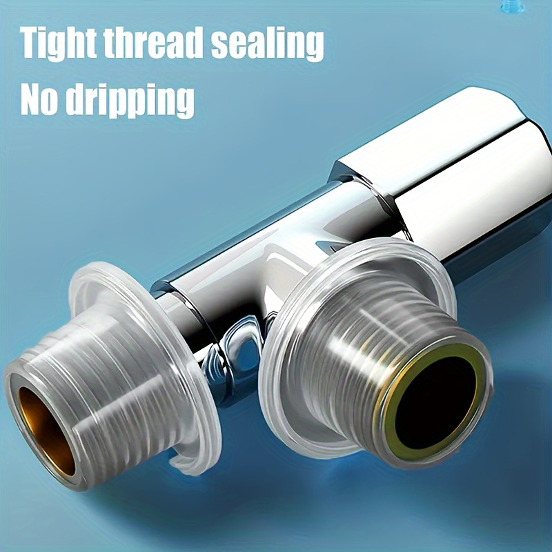 New universal raw material tape substitute 4-point silicone gasket faucet accessory waterproof sealing ring rubber pad details Picture