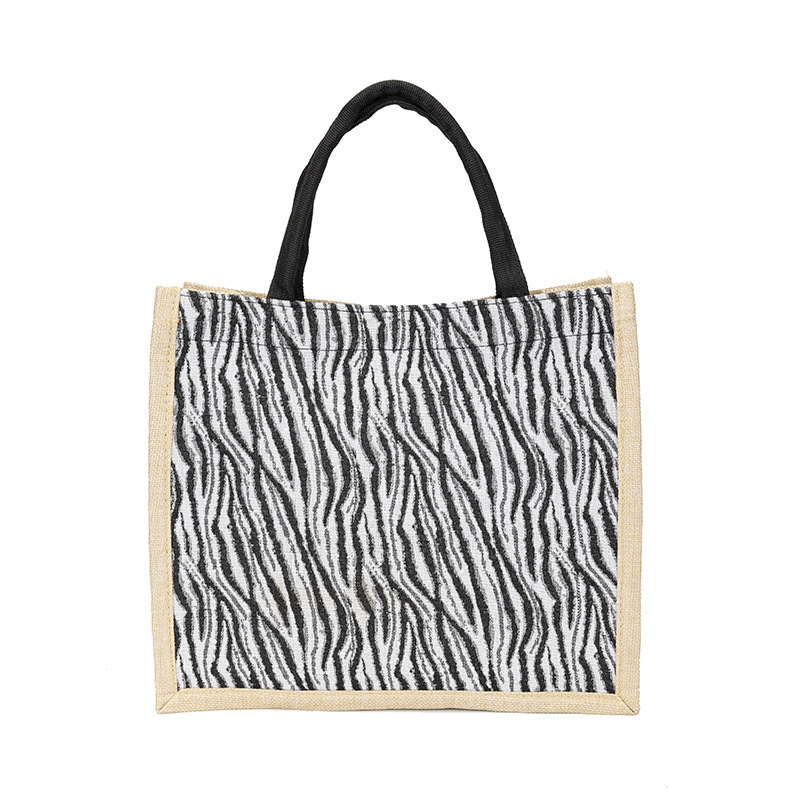 Large-capacity commuting handbags, cross-border bestsellers, hand-carried tote bags, ins linen texture single-shoulder tote bags Item Picture