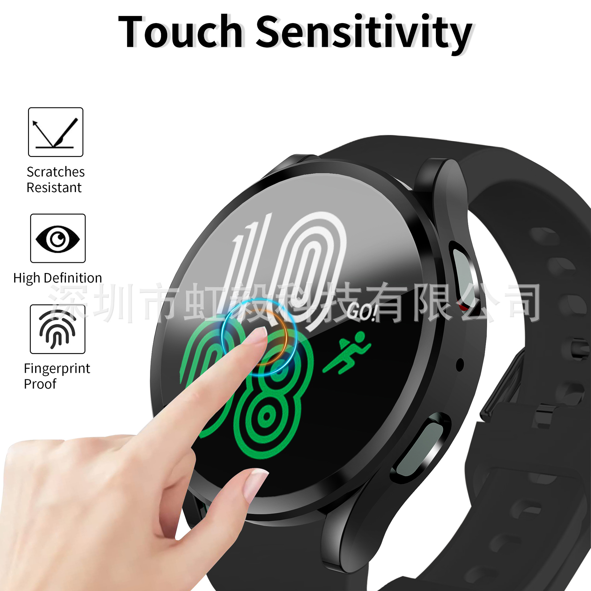 Cross-border exclusive for Samsung watch5 watch, watch6 case, watch7 watch case, TPU soft case Specification drawing