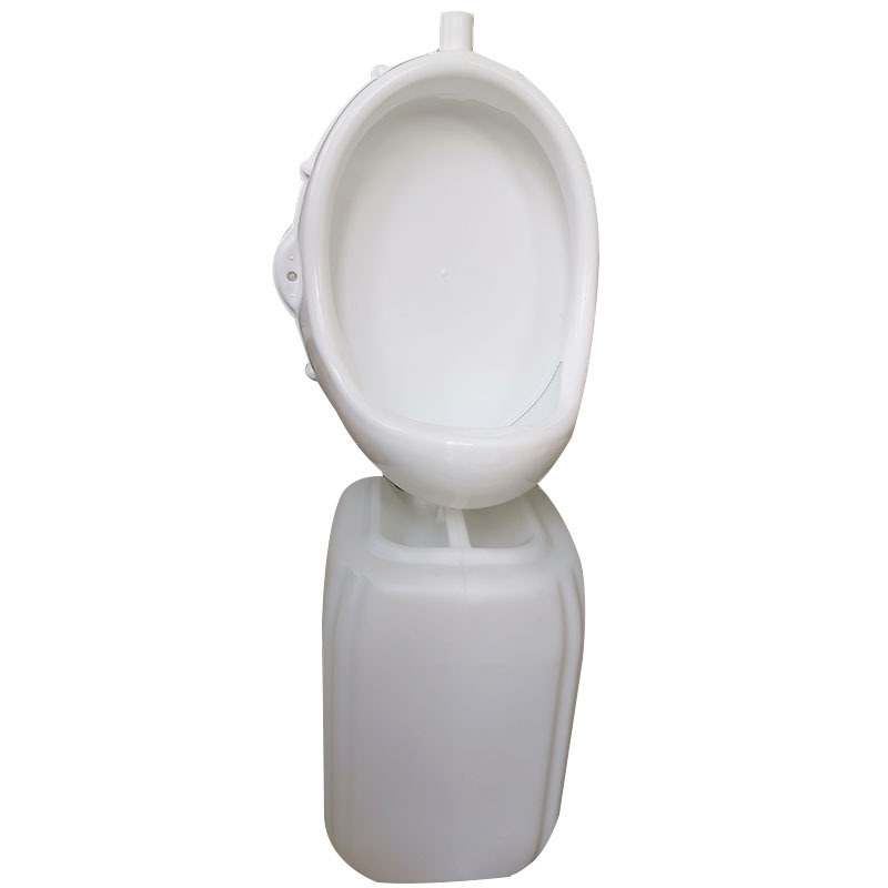 Construction site urinals, men's urinals, simple urinals, prison urinals, temporary urine collection hanging urinals Specification drawing