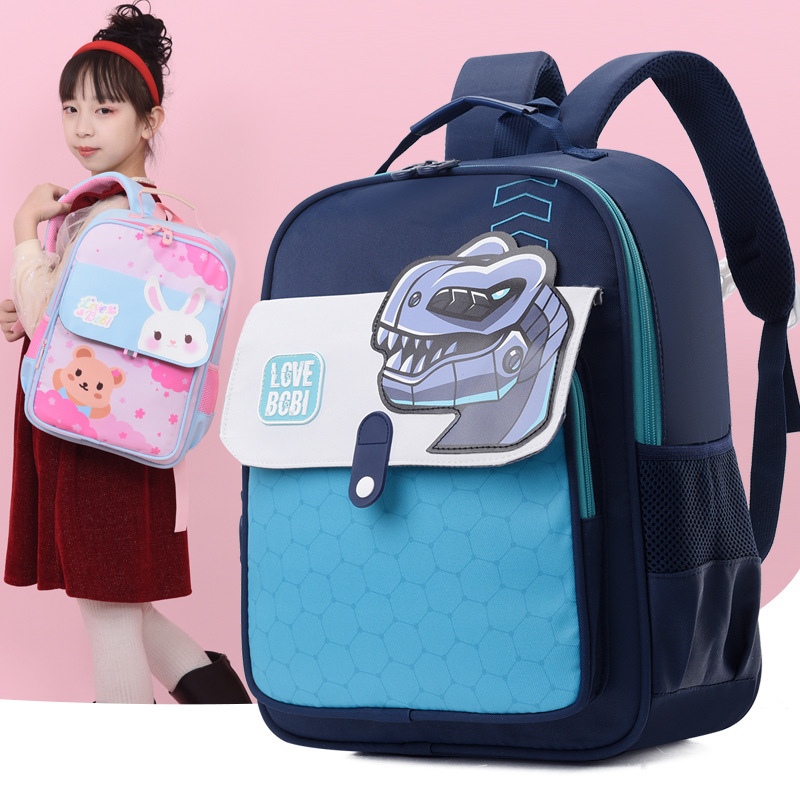 New children's schoolbag, first-grade backpack, cute cartoon backpack for boys and girls, large-capacity, lightweight and load-reducing schoolbag Application Scenario