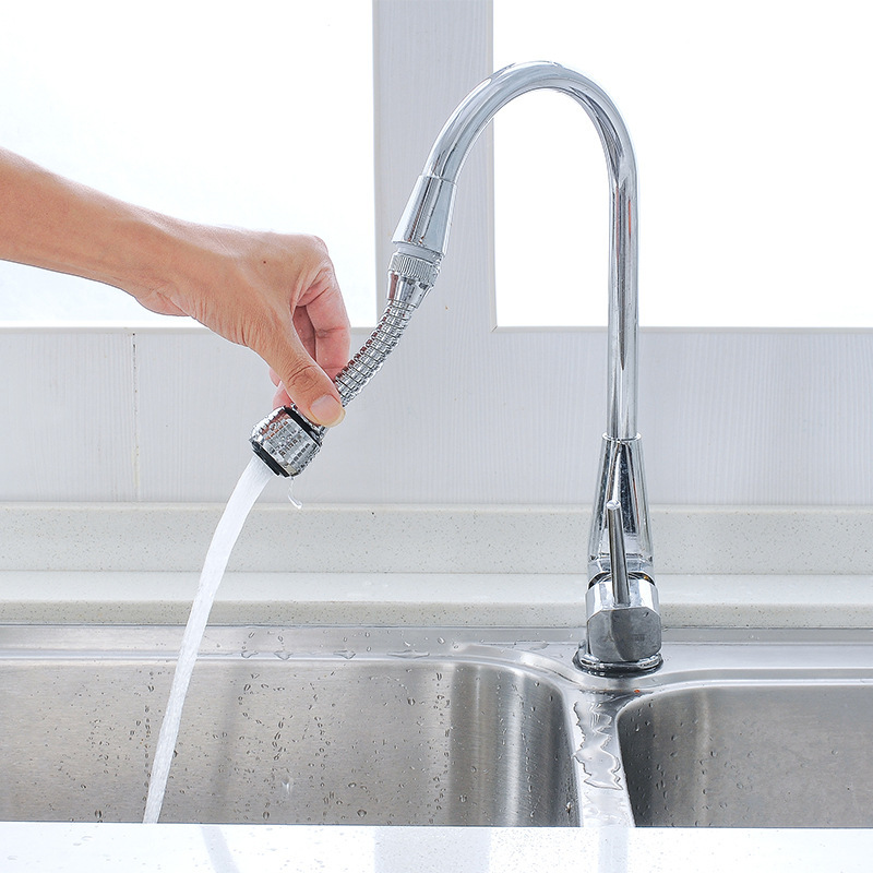 T kitchen faucet, showerhead, spout anti-splash head, water-saving device, extension, foaming showerhead filter, extender details Picture