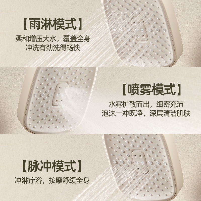 UYIKU innovative large panel pressurized shower head, shower head, shower head, hotel and travel beauty filter Application Scenario