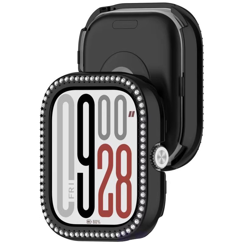 Redmi watch5 Watch case PC hollowed-out with diamonds Redmi Watch 4/5 transparent case details Picture