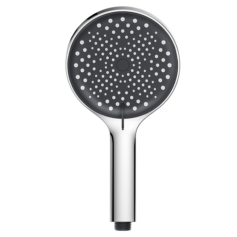 Xiamen Die Cheng Man Tian Xing hand-held shower head set, large shower head for bathing, black electroplated hand spray full figure