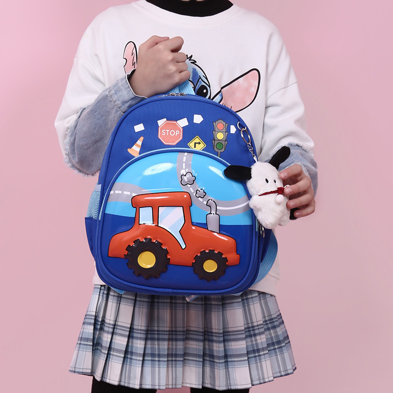 Children's schoolbags, hard-shell schoolbags for small and middle classes in kindergartens, cartoon backpacks for boys and girls aged 3-6, and backpacks for preschool classes Application Scenario
