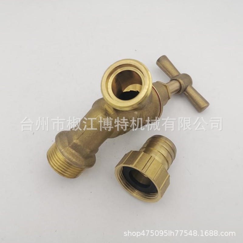 British-style outdoor hose quick-connect car wash and flower watering faucet, cross-border slow-opening high-flow faucet with pacifier, washing machine faucet Application Scenario