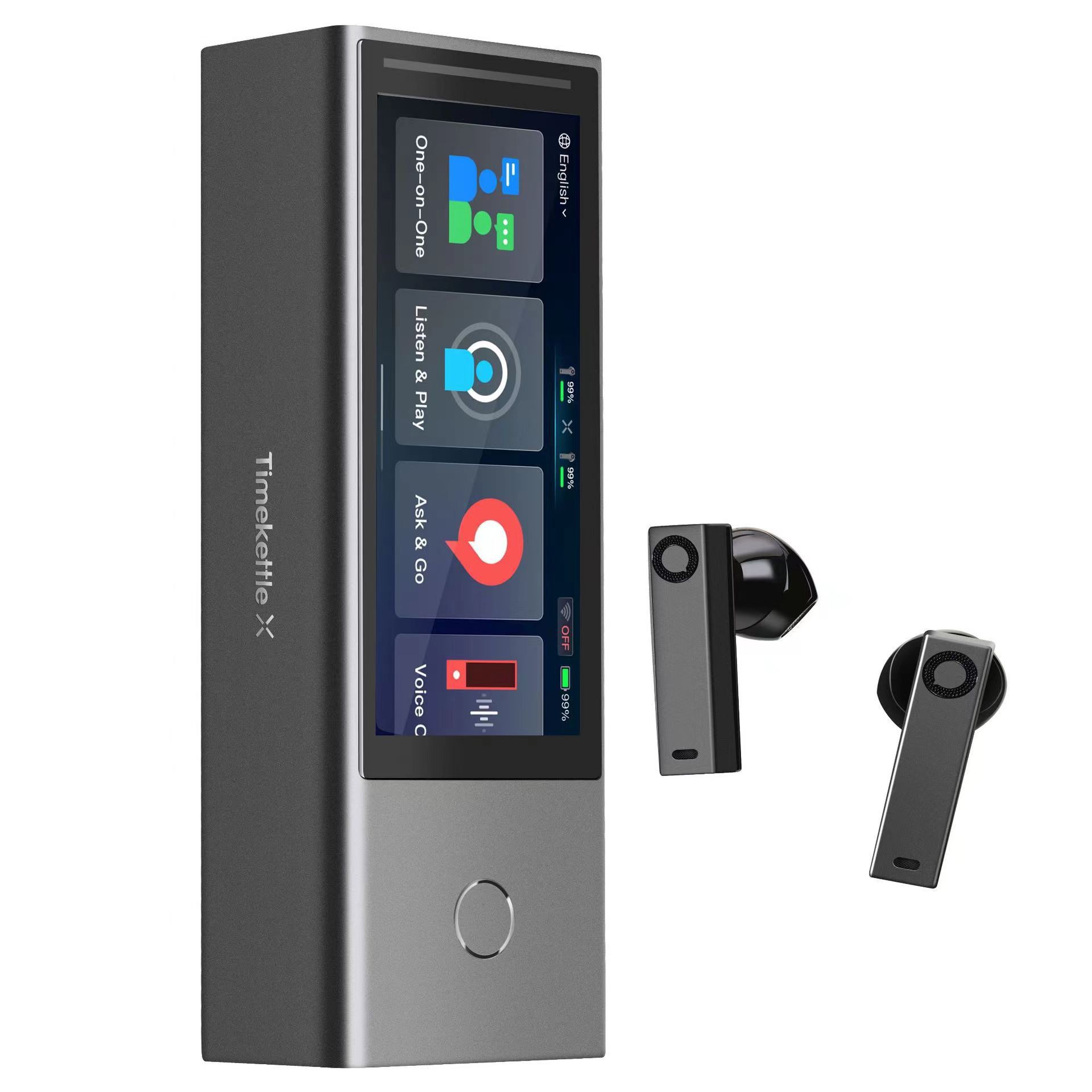 The Time and Space Pot X1 translator, simultaneous translator, simultaneous interpretation, translation headphones, multi-person conference, multi-language dialogue Item Picture
