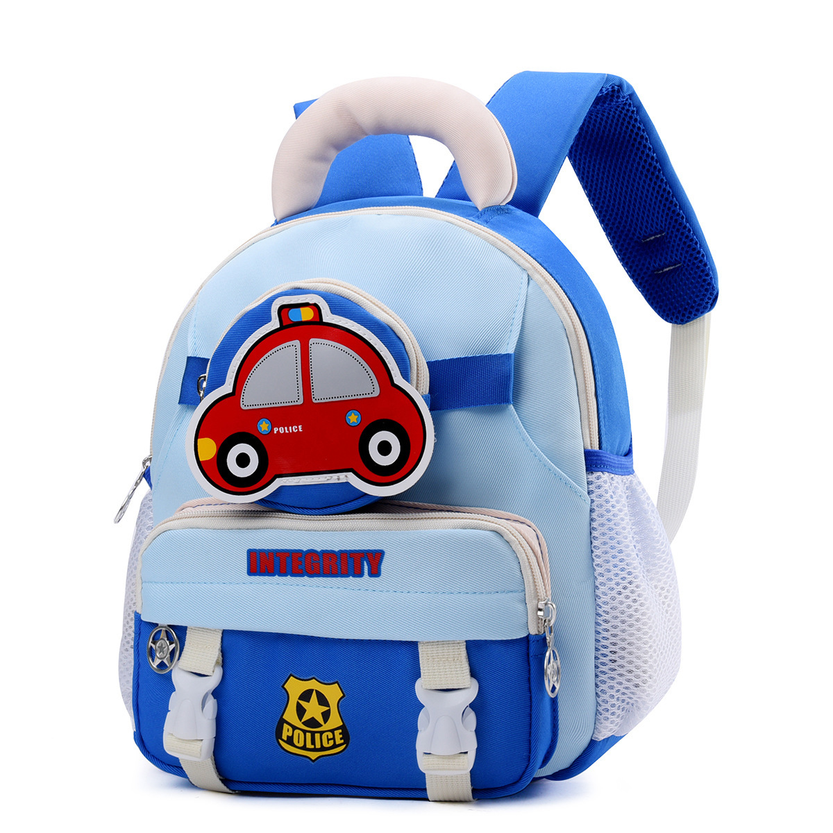 Lightweight kindergarten small schoolbags, cartoon cars, boys' casual outings, girls' rabbits, 2-4 years old backpacks Item Picture