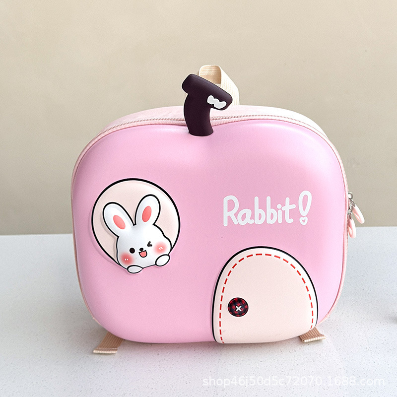 New lightweight cartoon schoolbags for kindergartens, eggshell backpacks for boys, cute baby backpacks for girls and children Specification drawing