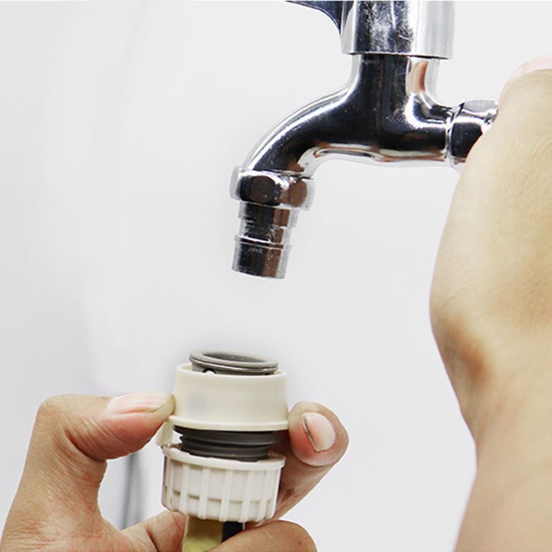 Car wash water gun hose quick connector, special direct insertion accessory for washing machine faucet, 4-point pacifier quick connector manufacturer Item Picture