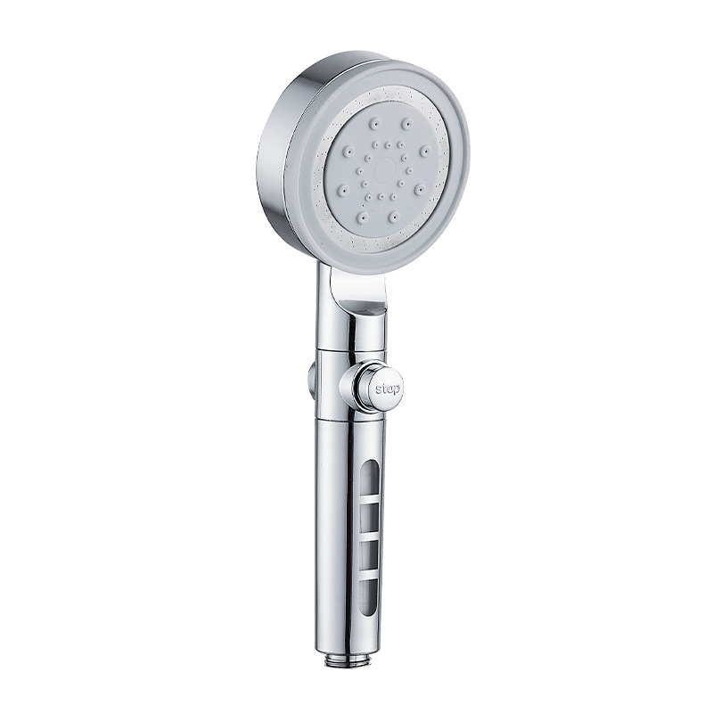 Three-speed pressurized showerhead, household bathroom water heater, filtering shower head, powerful pressurized bath set Item Picture