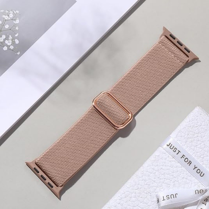 The nylon weave of the apple smart watch strap is suitable for the entire series of apple iwatch straps with adjustable sliding buckle spring Item Picture