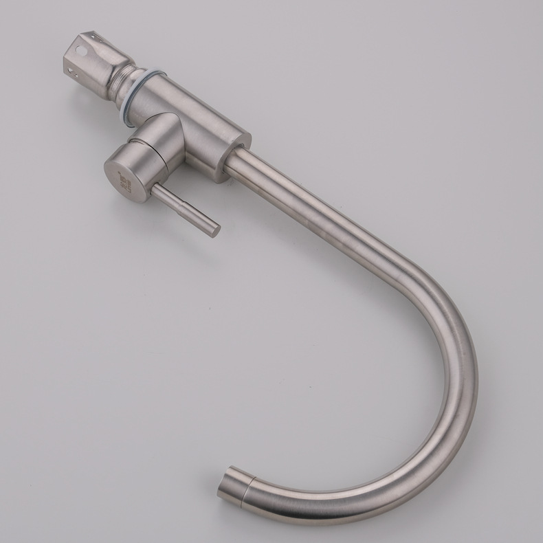 Stainless steel kitchen sink faucet, sink kitchen sink faucet, cold and hot mixed faucet Item Picture