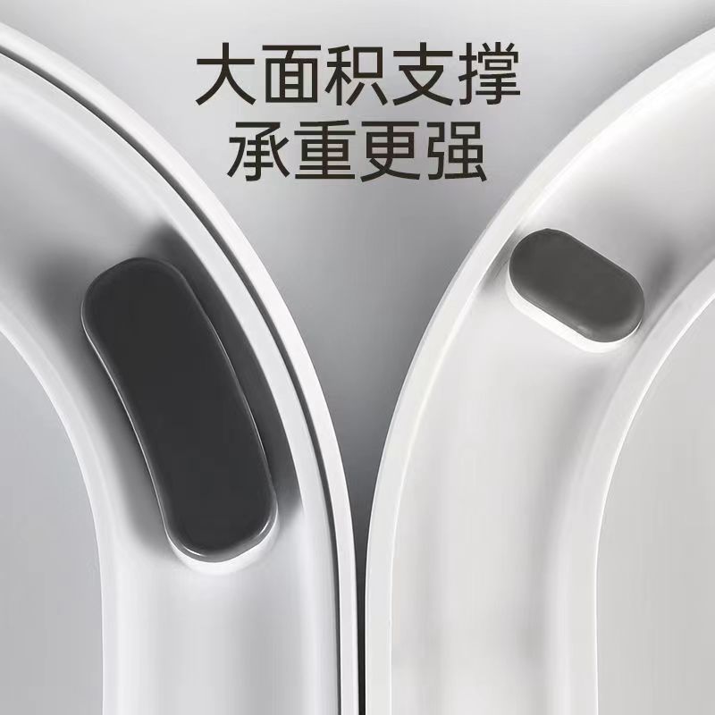 Universal thickened household toilet seat cover, top-mounted toilet seat cover accessories, old-fashioned U-shaped seat cover Specification drawing