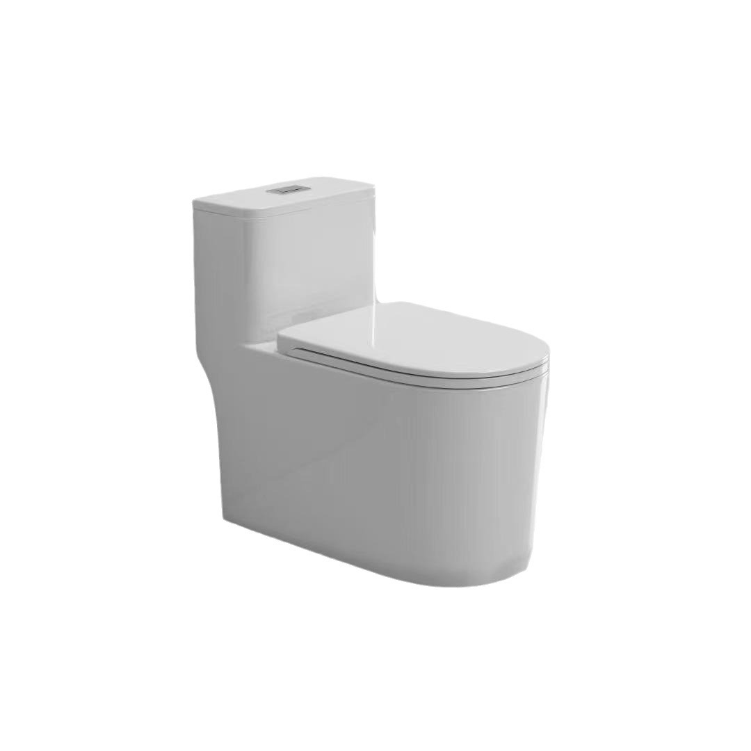 Household toilet, flush toilet, anti-odor and anti-splash water, super cool siphonic water-saving, silent large pipe, anti-clogging seat toilet Item Picture