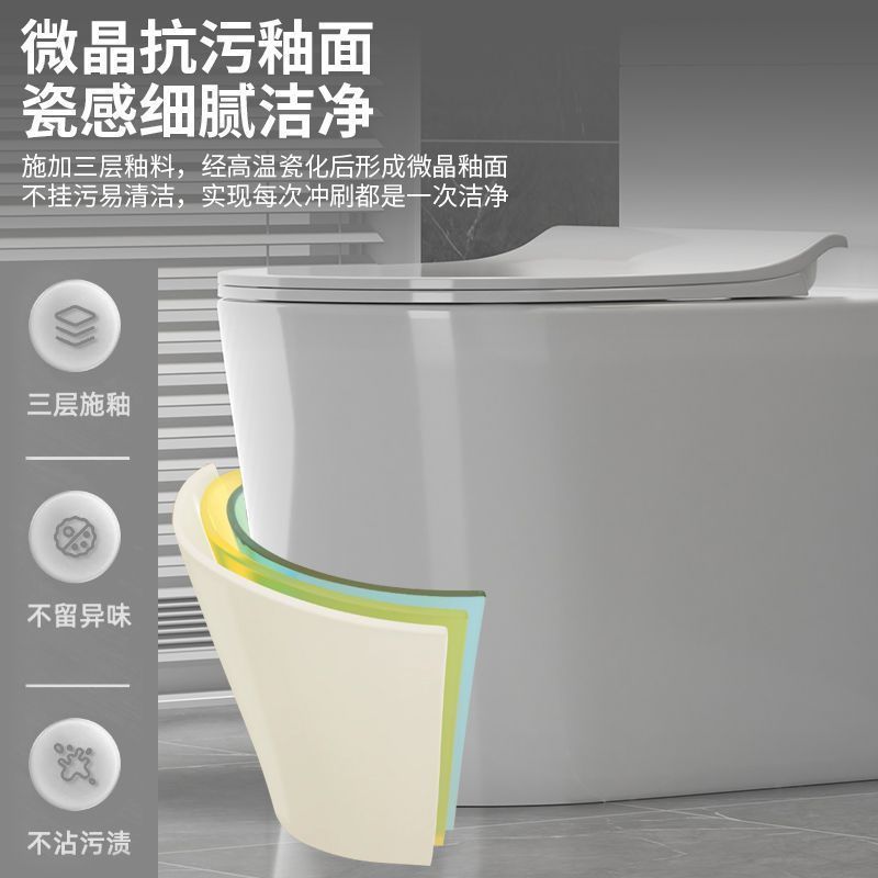 Wholesale of household toilet, flush toilet, super vortex siphon water-saving, anti-odor, anti-splash, large pipe anti-clogging seat toilet Application Scenario