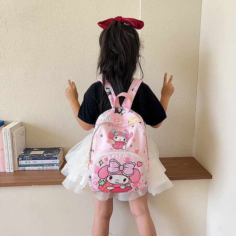 Cute cartoon, lightweight and lightweight schoolbag for kindergartens, fashionable and versatile children's backpacks for outdoor leisure travel Specification drawing