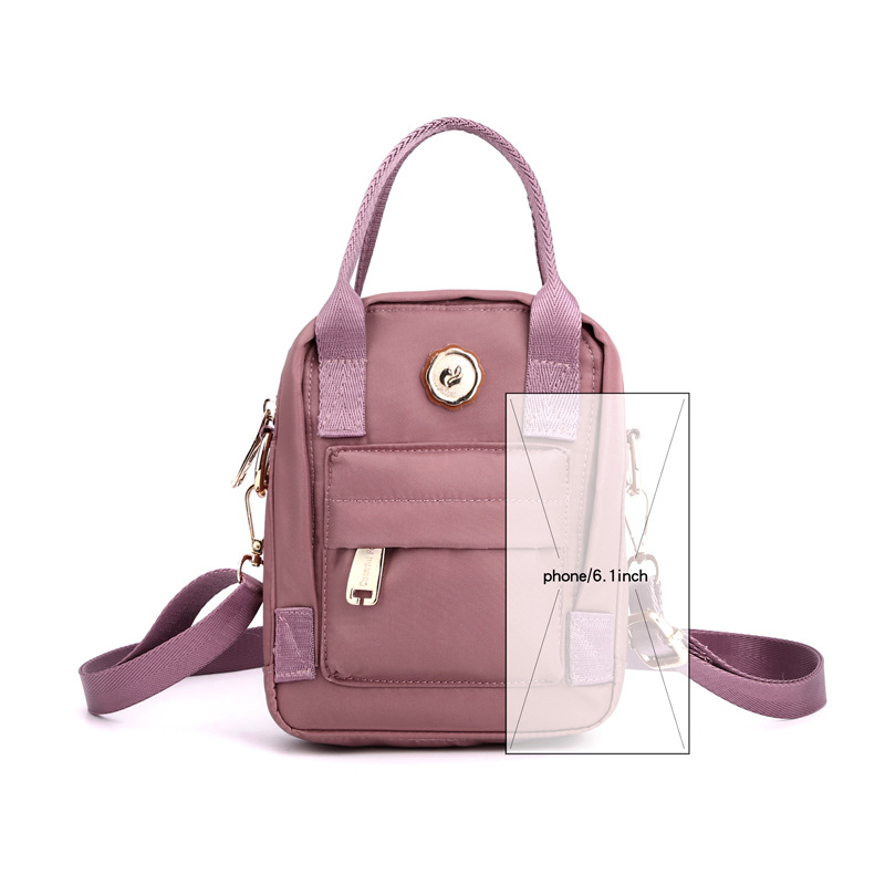 Colorful Fox's new Korean version of fashionable and trendy single-shoulder bag, portable commuting phone crossbody bag Item Picture