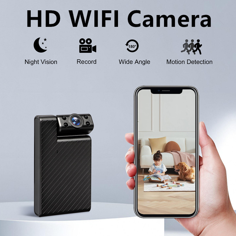 New cross-border wireless WIFI smart security high-definition surveillance camera with rotatable lens night vision recorder details Picture