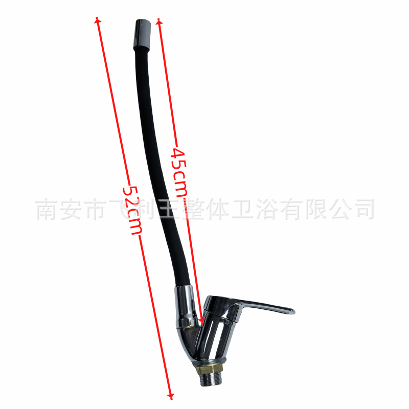 Wholesale of colored silicone rubber universal tubes, gold ingots, kitchen cold and hot water faucets, washing basins, sinks and mixed faucets for foreign trade details Picture