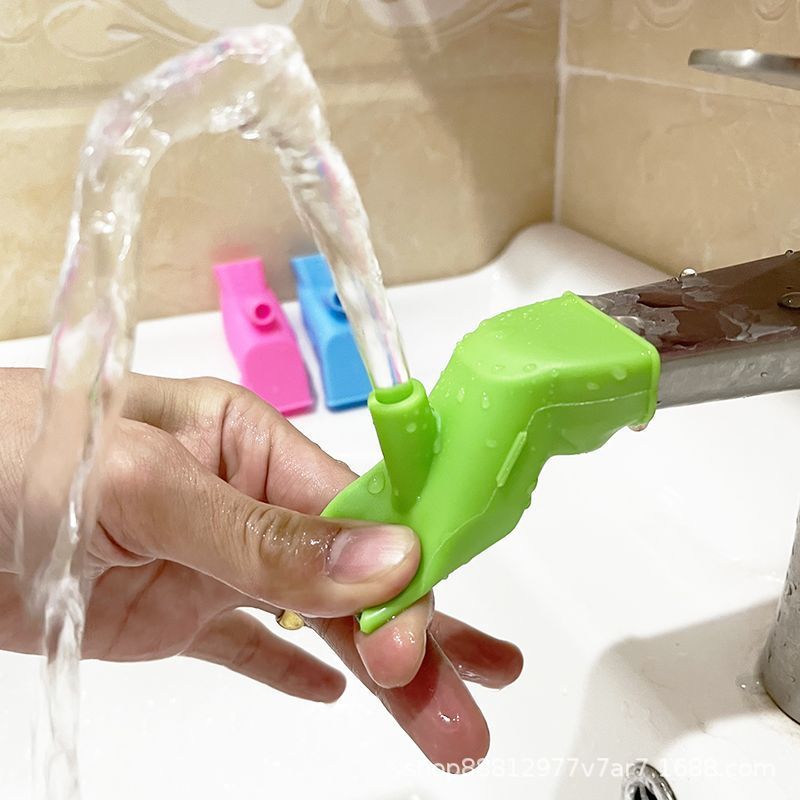 Soft material TPR silicone rubber faucet extender, water channel, faucet elastic joint, water drawing, Yiwu full figure