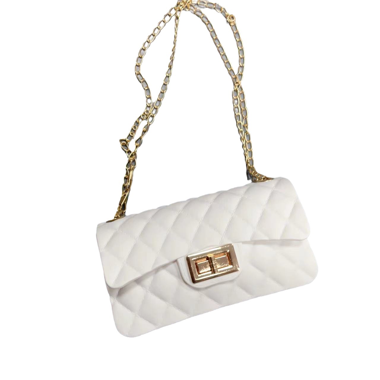 In the summer of 2025, the manufacturer is clearing out diamond-shaped bags, women's bags, single-shoulder bags, women's bags, crossbody bags and pvc bags Item Picture