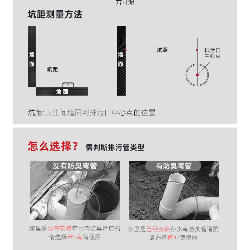 Bathroom home ceramic siphonic squat toilet water tank set, anti-odor squat toilet, toilet bowl, and squat toilet complete set Application Scenario