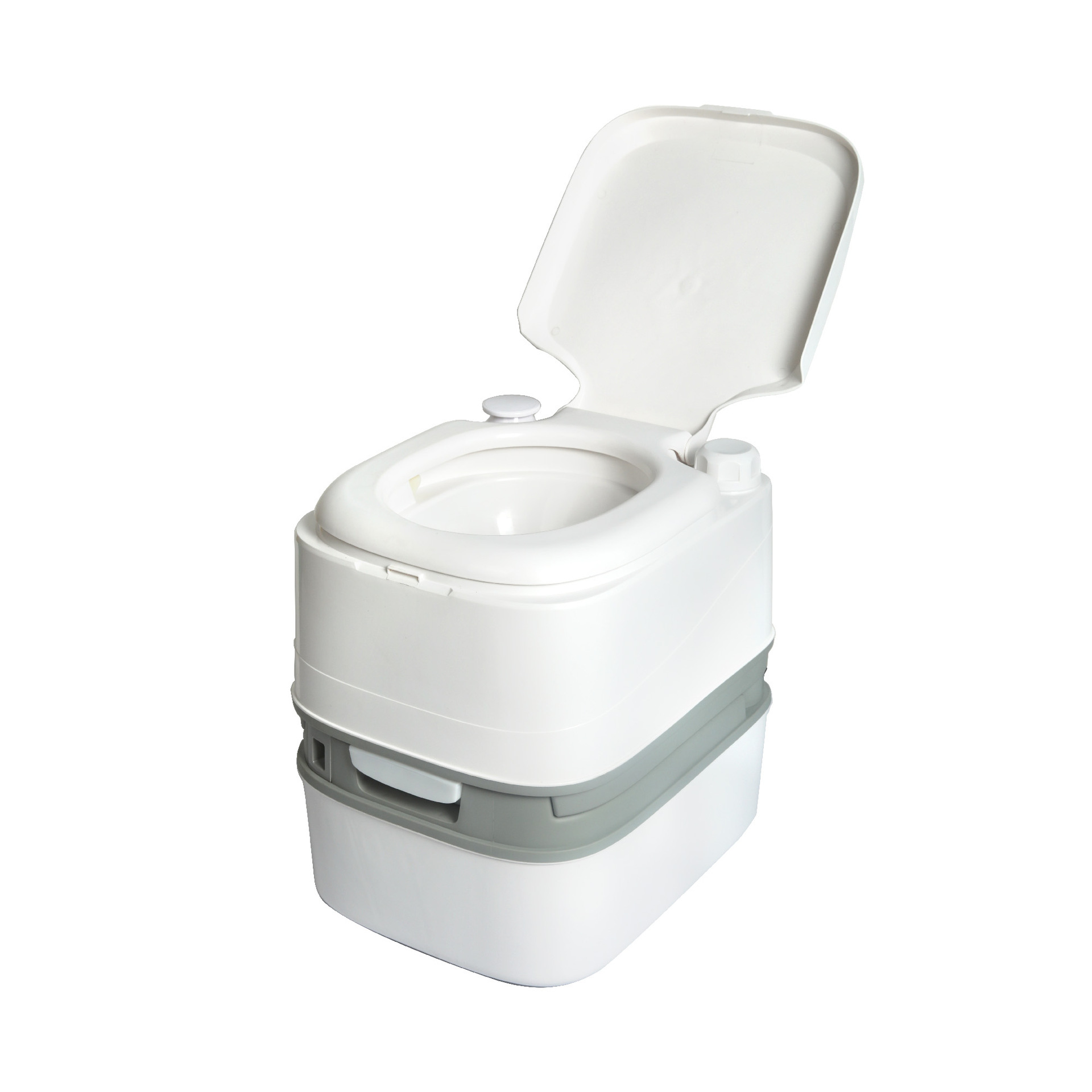 A new 24-liter portable mobile toilet with piston pump water and dual flushing, suitable for pregnant women, outdoor camping, and vehicle-mounted use Item Picture