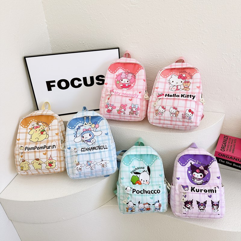 2024 New children's backpack, cartoon kindergarten schoolbag, large capacity, versatile for girls, student backpack, cross-border batch full figure