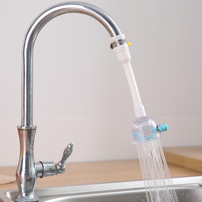 Kitchen faucet showerhead, double-speed faucet extension filter, splash-proof water wonder, retractable showerhead full figure