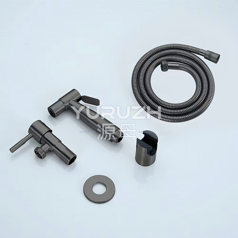Manufacturer wholesale household toilet spray gun cleaner, multi-functional pressure-increasing nozzle, handheld set for scale removal Specification drawing