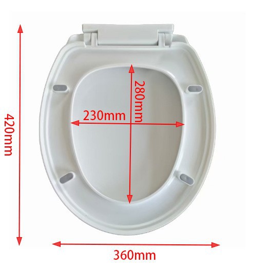 The toilet seat cover is thickened, pressure-resistant, and can be installed in O, U, and V shapes on top and bottom Application Scenario