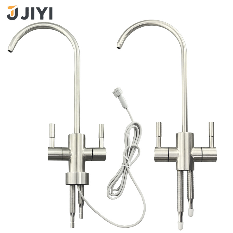 304 stainless steel water purifier faucet, 2-point and 3-point single-cooling direct drinking water faucet, specially designed for household kitchen water purifiers Specification drawing