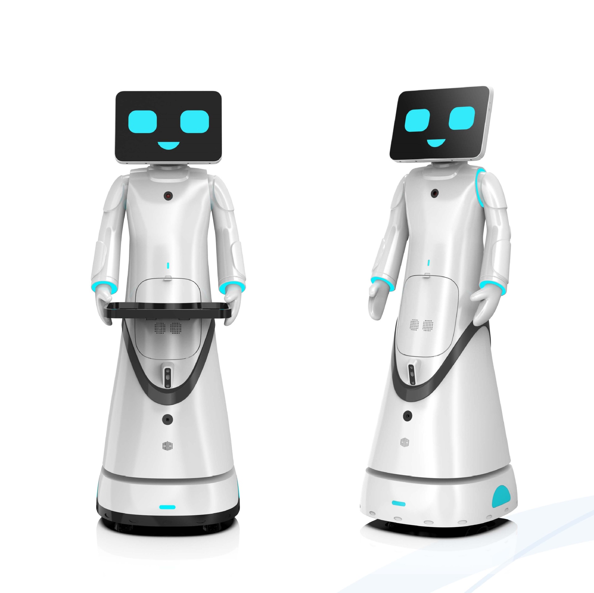 The voice Q&A of the intelligent service robot for welcoming guests at the front desk of the Xiaoqi Xiaoju government Service Hall, smart Exhibition hall and museum Item Picture