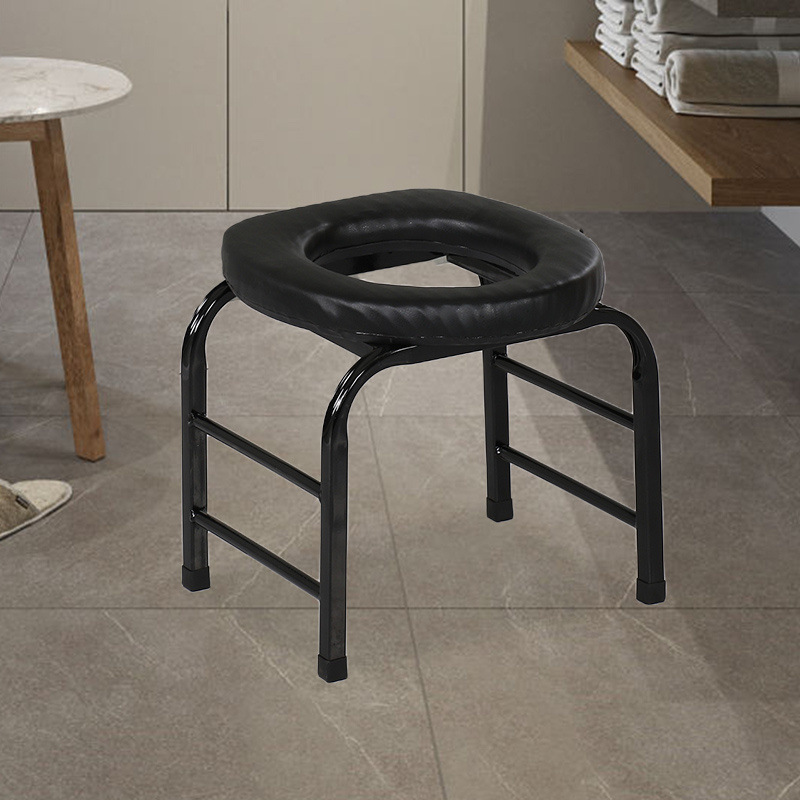 Elderly people's toilet chair, toilet stool, pregnant women's toilet chair, toilet with potty, bucket, stool chair, toilet bowl, postpartum care stool Specification drawing